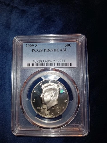 2009-S Proof Silver Kennedy Half DollarPCGS PR69 DCAM