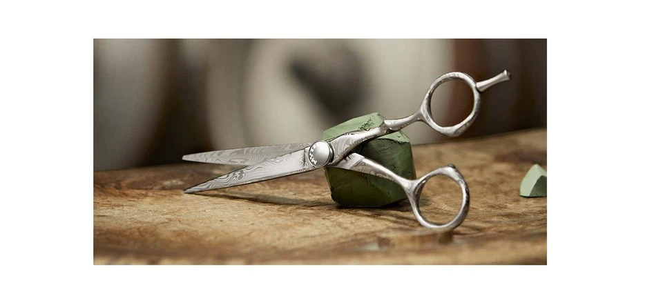 Tondeo Cut Premium Line Mythos Damast Offset 6,0 Zoll 9012 Haarschneideschere - Bild 4 von 4