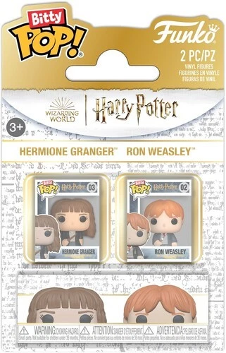 Funko Bitty POP!: Harry Potter 2-Pack - Ron & Hermione [New Toy] Action Figure