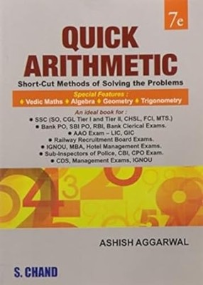 Quick Arithmetic: Short -Cut Methods of Solving the Problems by Ashish Aggarwal