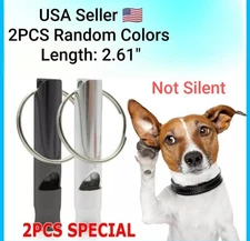 2 PCS SET Hot Pet Dog Training Whistle Dog Obedience Stop Barking Pet All Breeds
