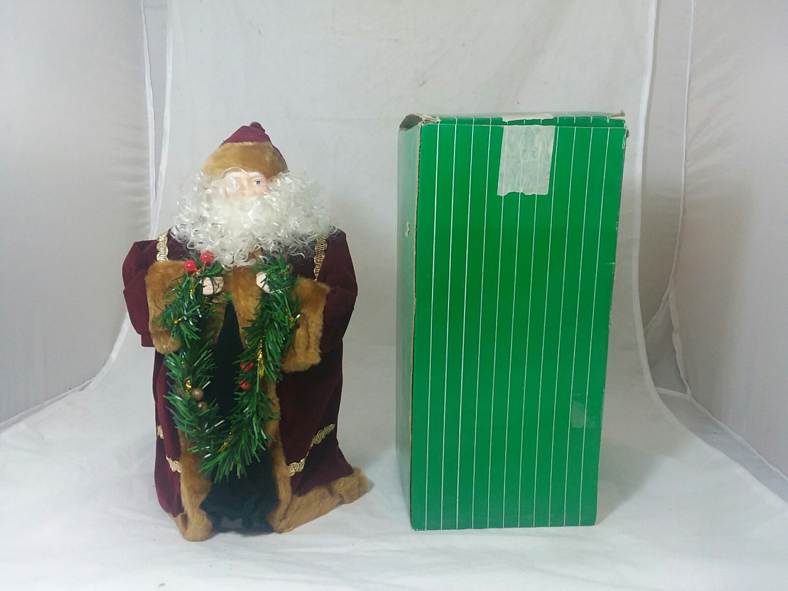 Vintage Christmas Tree Topper/display Santa JC PENNY 12.5" eBay
