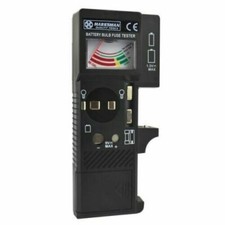 Marksman Battery Bulb & Fuse Tester Checker Test 1.5v 9v Batteries DIY Home Tool