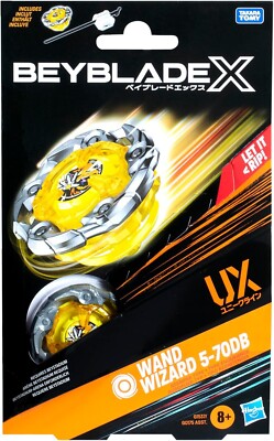 残り1点/BEYBLADE X WAND WIZARD 5-70DB 本体 Genuine HASBRO Beyblade X Wand Wizard 5-70DB UX Starter Pack Top