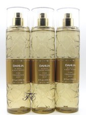 BATH BODY WORKS DAHLIA BODY MIST SPRAY 8 FL OZ LOT OF 3 PCS