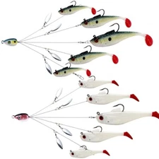 Alabama Boat Trolling Rigs for Bass Crappie Striper 5 Aarms A-Rig Fishing Lur...