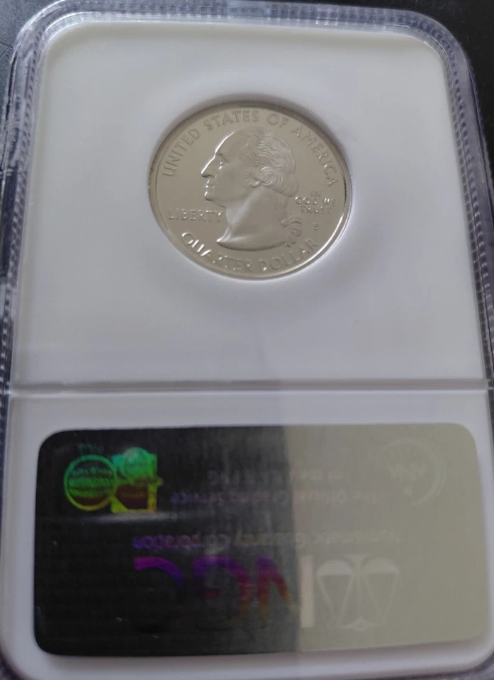 2006 S NGC PR69 Ultra Cameo Clad Nevada 25c State Quarter 2006-S PF-69 - Image 2 of 3