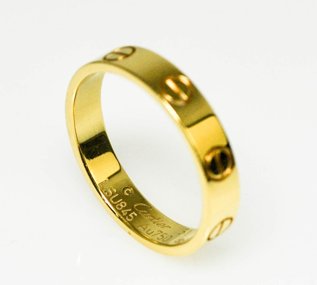 Cartier LOVE RING イエローゴールド スモールモデル 18K / 750 Yellow Gold Cartier Love Ring / 3.6mm / 3.21Grams