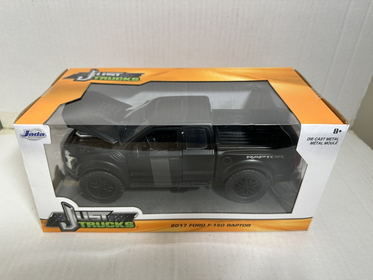 JADA JUST TRUCKS 2017 FORD F150 RAPTOR PICKUP TRUCK MATTE BLACK 1