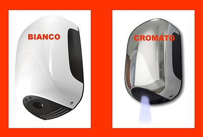 Asciugamani Elettrico Smart Jet | Potenza 900W | Colore Cromato | Funzionamento Automatico - Foto 11