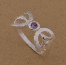 Bague argent "Amethyst like Butterfly" - Envoi de France immédiat