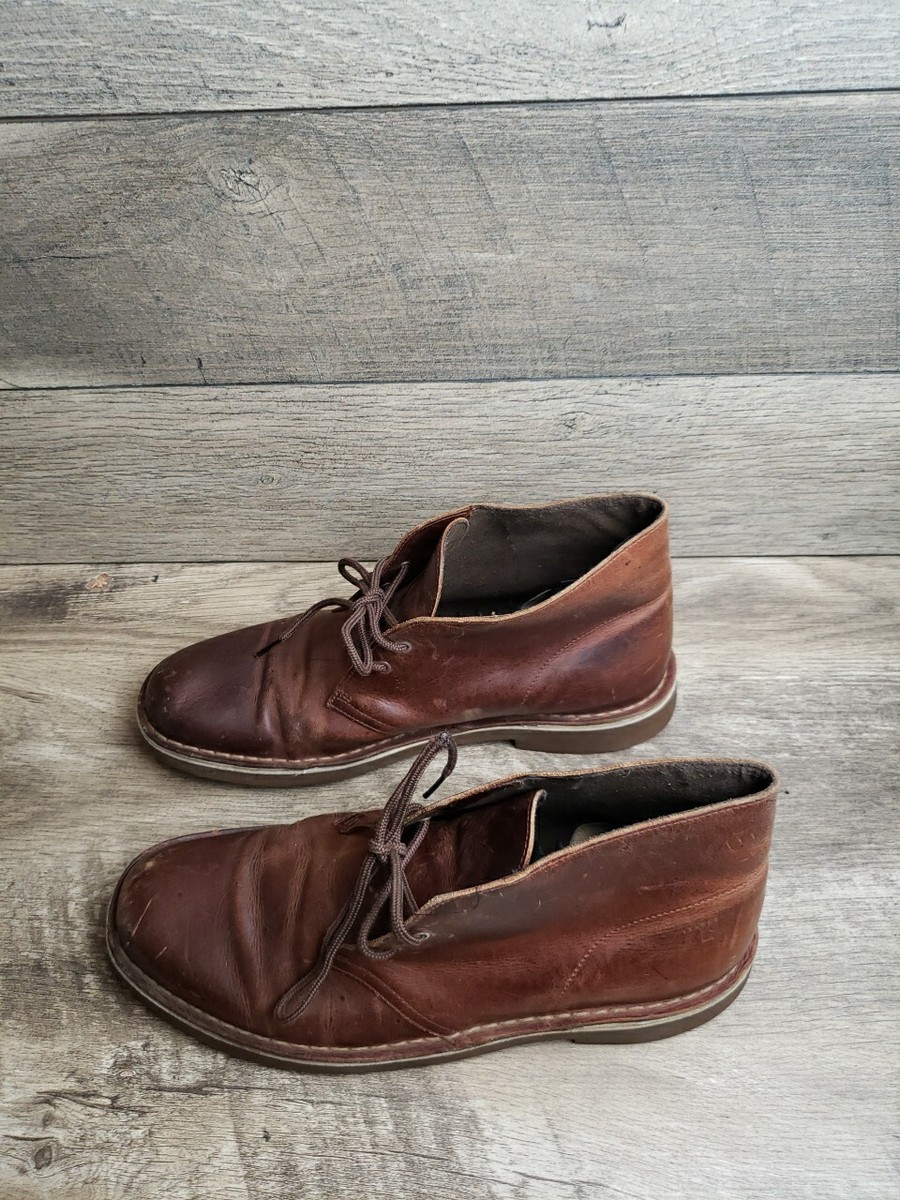 CLARKS Mens BROWN LEATHER CHUKKA BOOTS #13292 Size 12 | eBay display picture 1