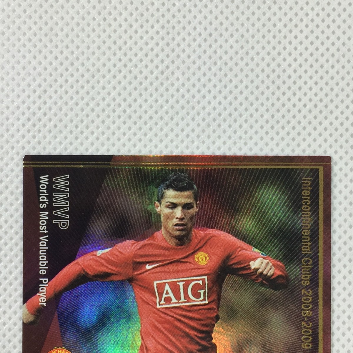 Panini WCCF 2008-09 MVP Card Cristiano Ronaldo Manchester United