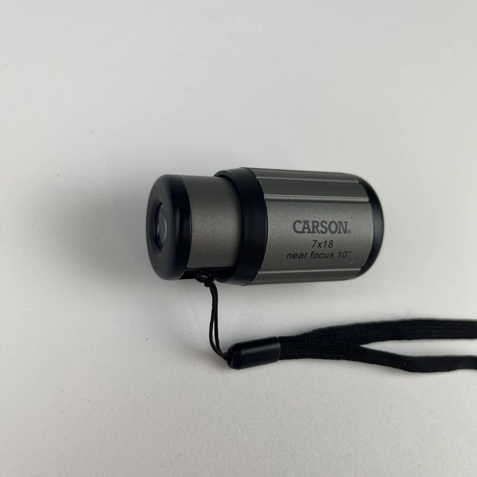 Carson Optical-Close-Up 7x18MM Tactical Monocular w/ Lanyard 10” Near Focus - Image 2 of 4