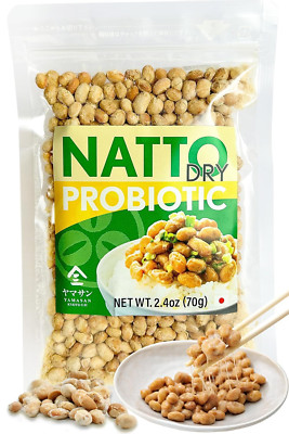YAMASAN KYOTO UJI Japanese Natto Fermented Soybean, Freeze-Dried Natto Beans, Ja