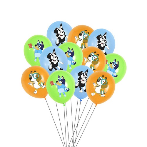 disney Blueye Disposable Tableware Birthday Party Supplies Dog Blowout Balloon B - Picture 33 of 43