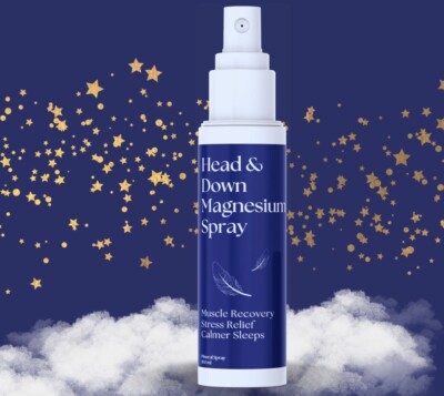 Head & Down Magnesiumöl Spray 100ml Muskelentspannung, Stressabbau, Schlaf