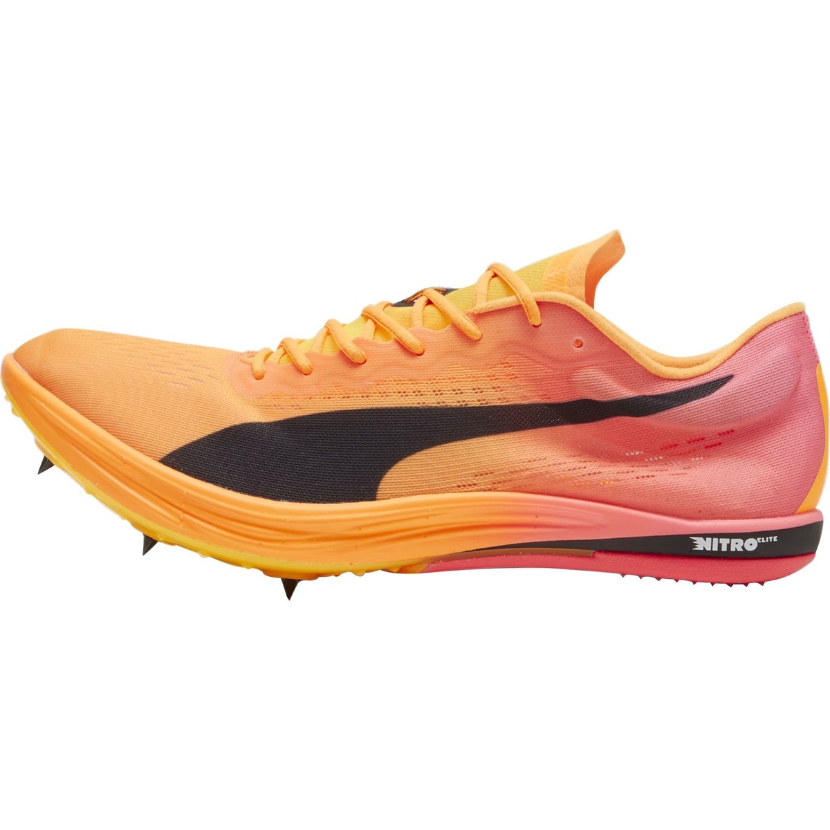 スパイク・シューズ PUMA Long Distance Nitro Elite+2 Puma evoSpeed Long Distance Nitro Elite 2 Running Spikes Orange