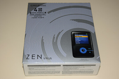 Creative ZEN V Plus Black/Blue ( 4 GB ) Digital Media Player for