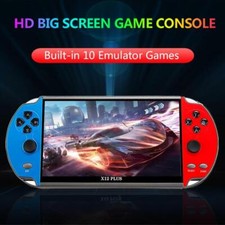 X7/x12 Plus Handheld Game Console 4.3/5.1/7.1 Inch Hd Screen Portable Audio Vide