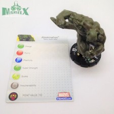 Heroclix Avengers set Abomination Ultimates 033 Rare figure w/card