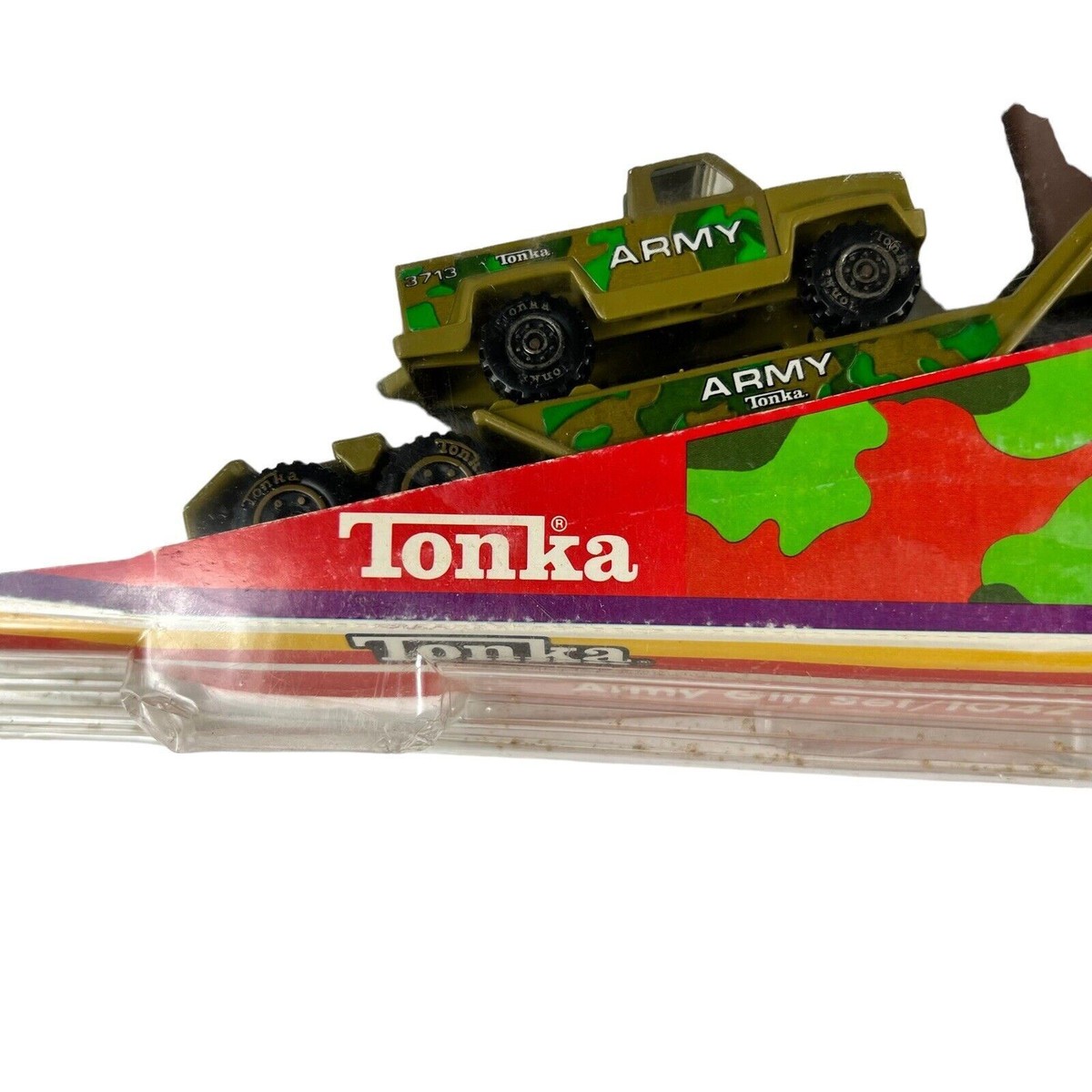 TONKA ジープ 1988 Tonka Army Gift Set 1042 Jeeps Military Men Trucks | eBay