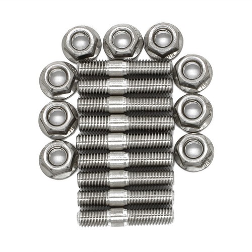 9 Exhaust Manifold Stud For Honda Acura ONLY Kit B/D Series Civic Integra V3 B18 - Foto 4 di 10