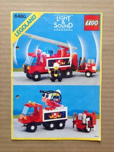 lego light and sound fire engine