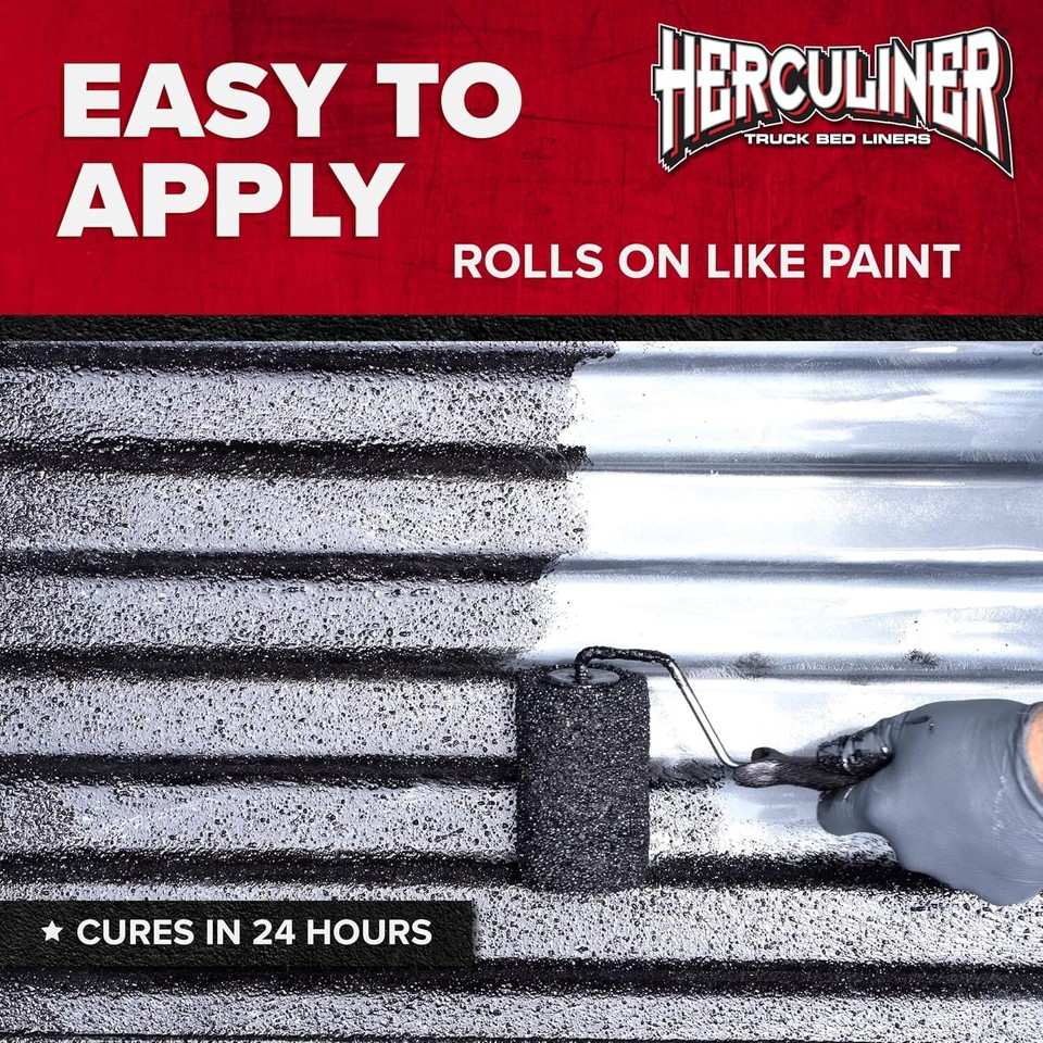 Bed Liner Coating Kit 1 Gallon Brush On Bed Roll On Resistant