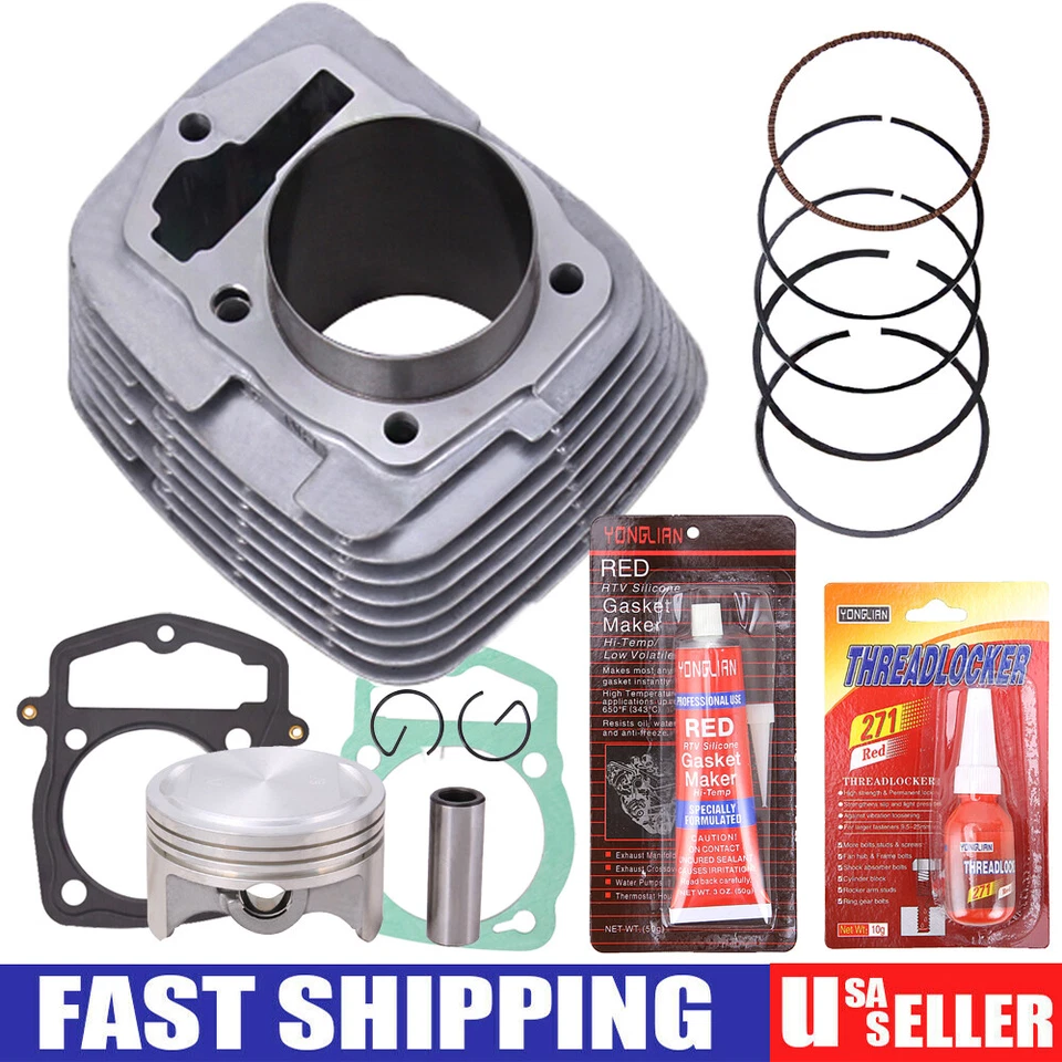 230cc Big Bore Cylinder Piston Gasket Top End Kit For Honda CRF230F SL230 XR230 - Image 2 of 4