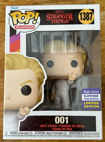 Funko Pop Stranger Things #1387 - 001 - 2023 SDCC Summer Convention Sticker