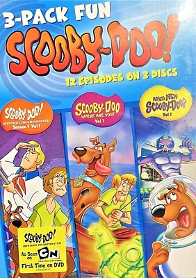Scooby- Doo! 3 DVD Box NEW! 15 Episodes,CC, Age 3 up,Original