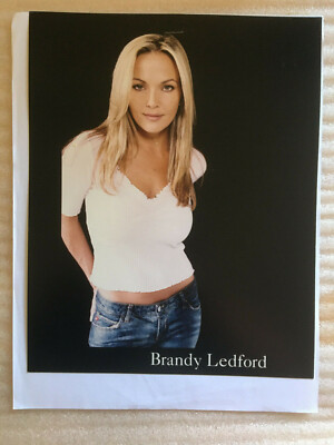 Brandy Ledford #3 vintage original headshot photo with credits training
