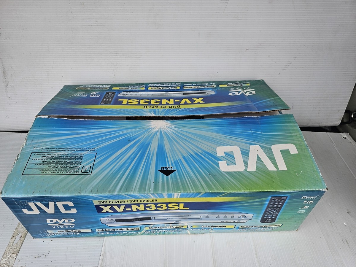 JVC XV-N33SL DVD Player / Super VCD / VCD / CD New in Box