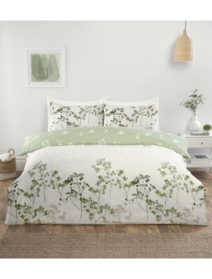 Shadow Stems Doppel Komplett Bettwäsche Bettdecke Quilt Cover Set Passendes Spannbetttuch