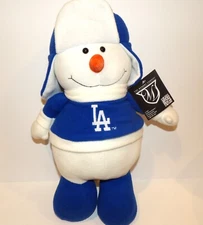 MLB LOS ANGELES DODGERS THE MEMORY COMPANY 16 1/2" CHILLY SNOWMAN