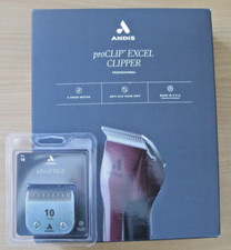 Andis Excel Professional 5-Speed Detachable Blade Clipper Kit Burgundy