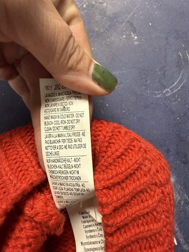 United Colors Of Benetton 40 Anniversary Ski Mask Orange And Red Pullover NET - Bild 10 von 10