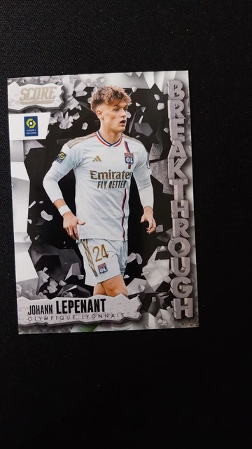 Johann Lepenant (OL) Panini Score Ligue 1  2023-2024 Breakthrough