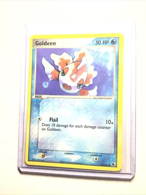 GOLDEEN - 55/109 - Ruby & Sapphire - NO E-READER - Common - Pokemon Card - NM