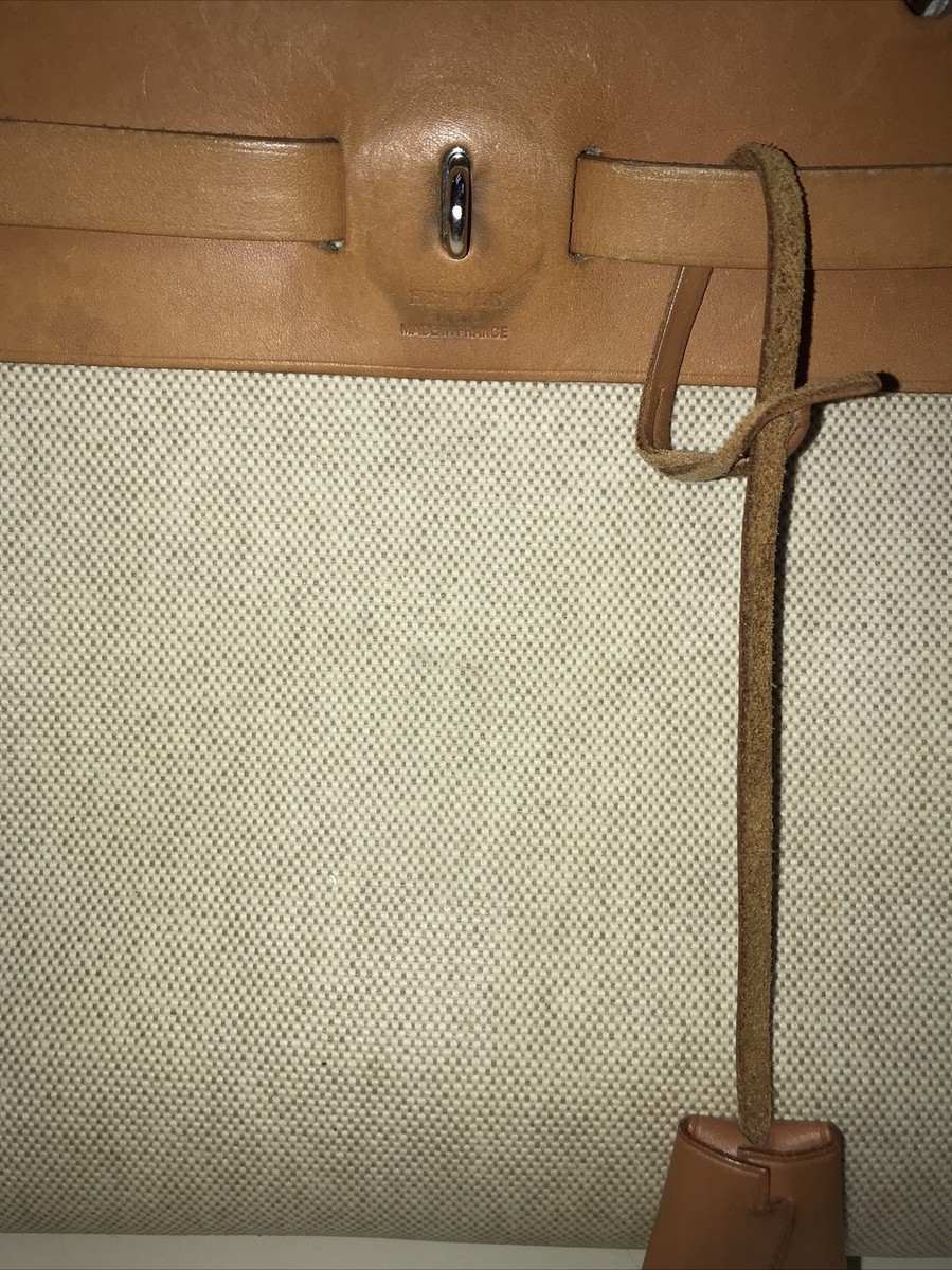 Hermes Herbag Zip Beige Toile Canvas PM Handbag | eBay Hermes Herbag Zip Beige Toile Canvas PM Handbag | eBay