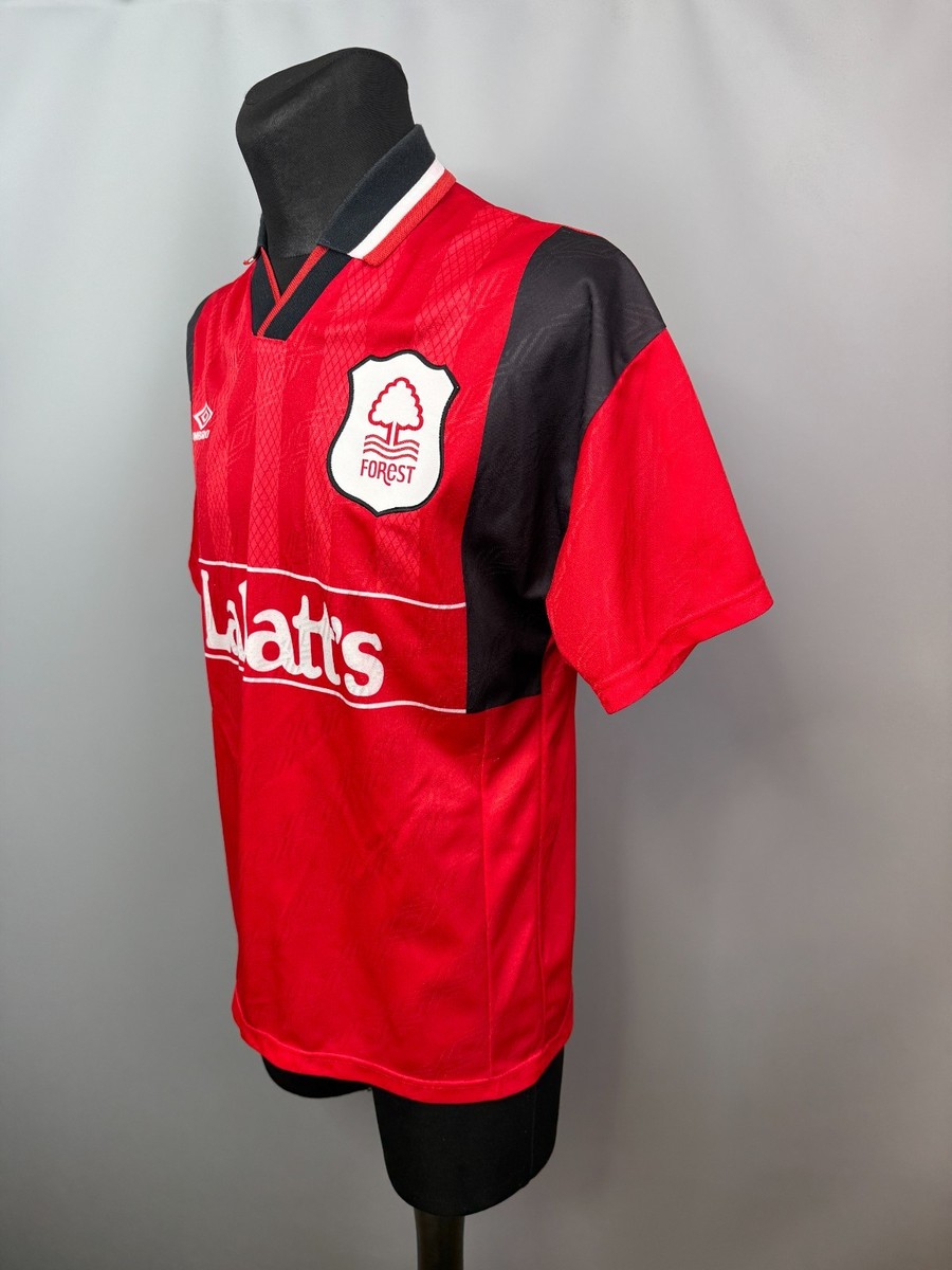 NOTTINGHAM FOREST 1994 1995 HOME SHIRT FOOTBALL SOCCER UMBRO MENS