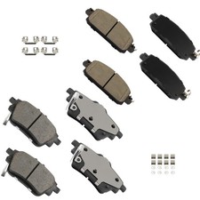 8pcs Fits Nissan For Sentra 2020-2023 2024 Front And Rear Ceramic Brake Pads 8pcs Fits Nissan For Sentra 2020-2023 2024 Front And Rear Ceramic Brake Pads
