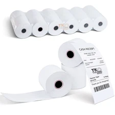  12 Rolls 2 1/4" x 150' Thermal Paper Adding Machine/Calculator POS Receipt p...