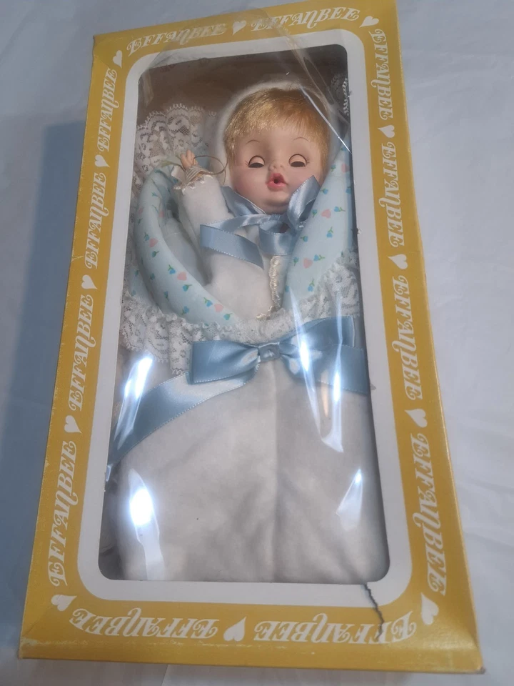 Muñeca bebé rubia vintage Effanbee 11" con caja original # 6159 Foto 2 de 4