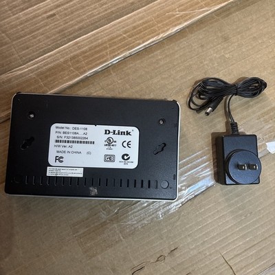 D-Link DES-1108 8-Port 10/100 Desktop External Switch