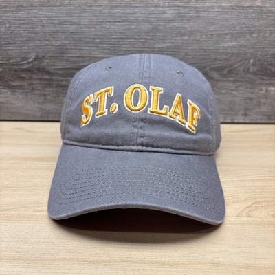 St Olaf College Hat Cap Strap Back Gray NCAA Minnesota Oles Football The Game