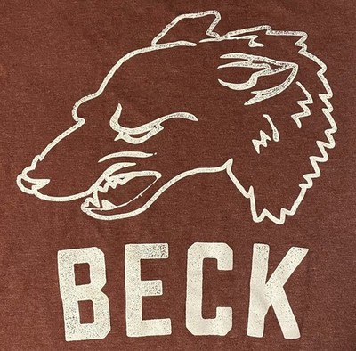 BECK Wolf Head Licensed Alt Rock Concert T-Shirt 2016. MEDIUM Preowned NV