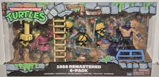 TMNT Teenage Mutant Ninja Turtles 1988 Remastered 6 Action Figure -Pack