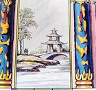 SHANGHAI TANG  -  VINTAGE - CORK BACKED PLACEMATS - CHINOISERIE  - SET OF SIX! — photo 6